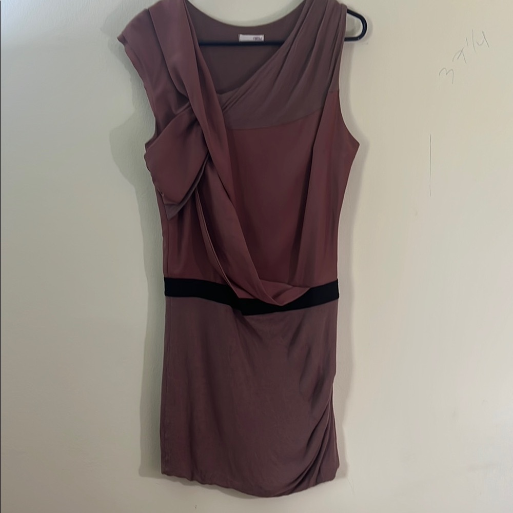 Velvet Brand Dress in Mauve and Black